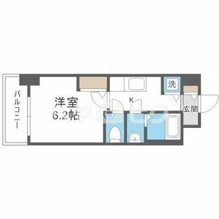 グラマシー心斎橋東【303号室】の間取り