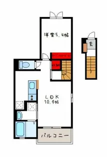 アイランド コーワ【2階】の間取り