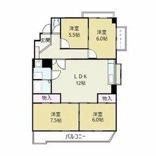 エトワール藤【2階】の間取り