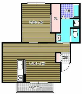 ヴィアベルデアネックス【1階】の間取り