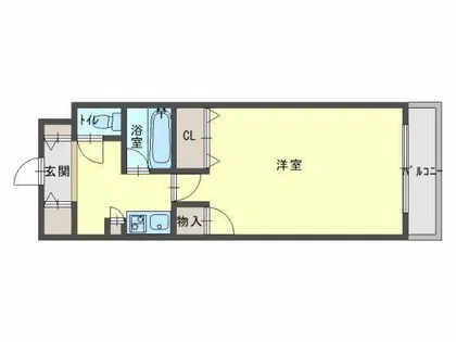 GRECALE南町【3階】の間取り