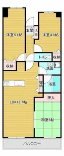 ファミール金剛ヒルズソシエテ【8階】の間取り