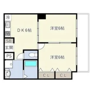 J-PRIDE今里南(ジェイプライド今里南)【6階】の間取り