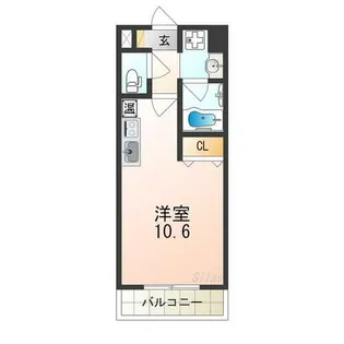 ROYAL MAISON NAKAO【9階】の間取り