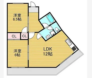 ローレルハイツ【9階】の間取り
