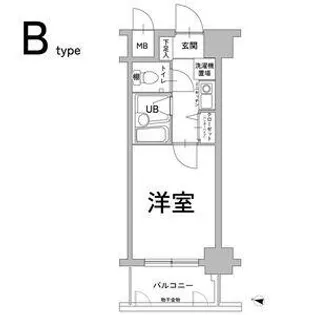 エスリード新神戸【8階】の間取り