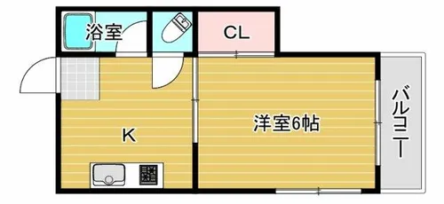 ビラ長居【503号室】の間取り