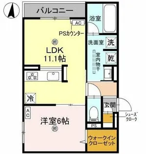 スペチアーレ背戸口【3階】の間取り