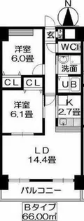 グランリーオ【5階】の間取り