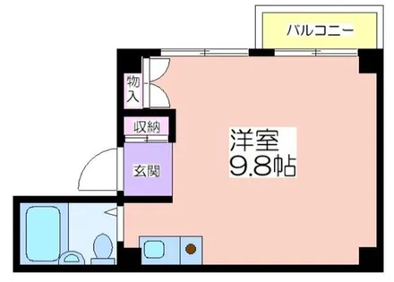 ボンジュール花や【401号室】の間取り