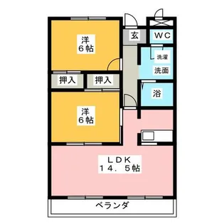 ファミールK【1階】の間取り