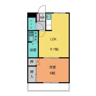 クオリティハイツ【3階】の間取り
