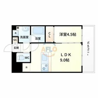 プレジオ緑地公園【7階】の間取り