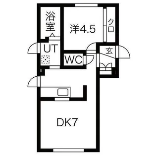 美川ハイツ7【107号室】の間取り