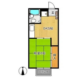シャルマン若草【2階】の間取り