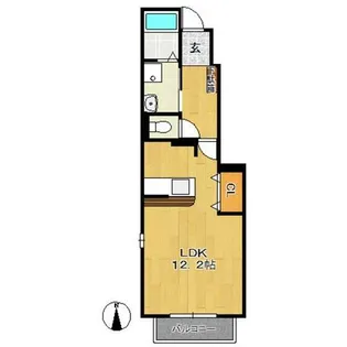 フォルシュG【1階】の間取り