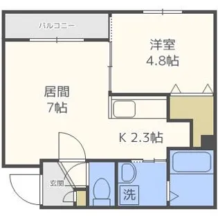 Zucca【4階】の間取り