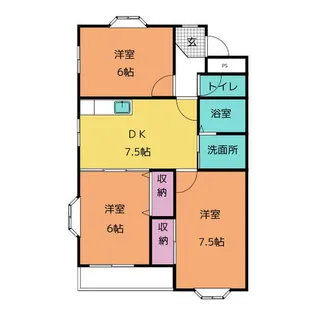 ラコリーナデ天白【2階】の間取り