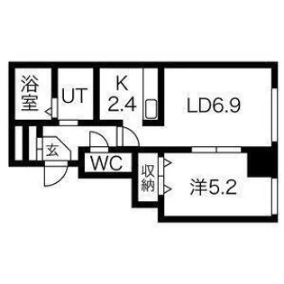 KーMS【5階】の間取り