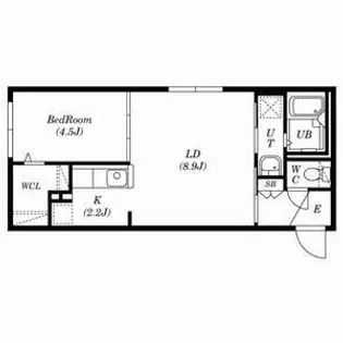 モンテマーレ桑園【2階】の間取り