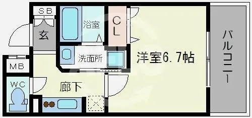 レオンコンフォート本町【12階】の間取り