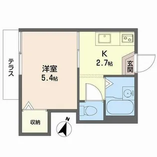 エル・ハミール【0101号室】の間取り