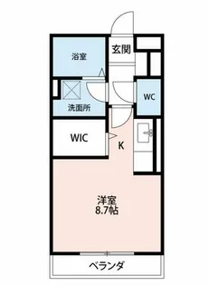 AN HAMATOMI【3階】の間取り