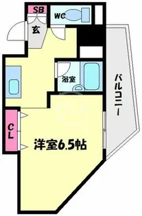 フローレンス難波元町【2階】の間取り