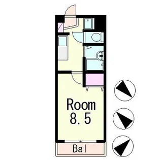 APEX FLAT R【3階】の間取り