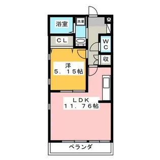 ドエール住吉 C棟【2階】の間取り