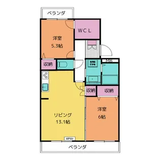 水野マンション【2階】の間取り