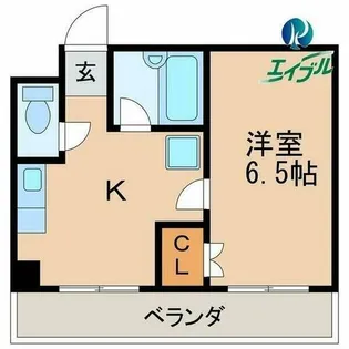 メゾン名城【3階】の間取り