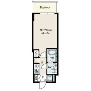 S-RESIDENCE神戸磯上通【2階】の間取り