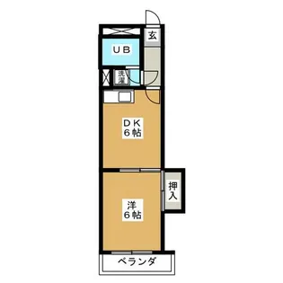 ユニーブル八事【2階】の間取り