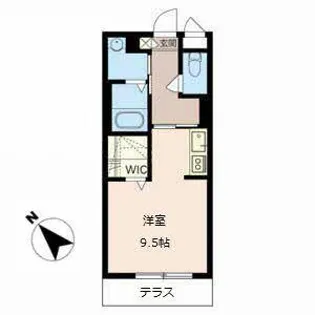 カームリーコート【0103号室】の間取り