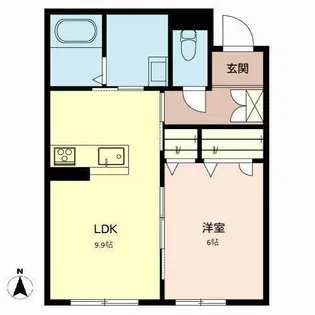 ソレイユ イズミ【1階】の間取り