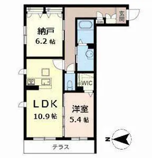 シャーメゾンサイドパーク【1階】の間取り