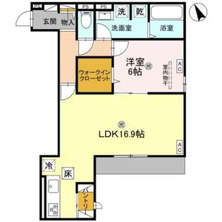 大阪府大阪市旭区赤川4丁目【アパート】の間取り