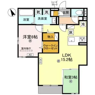 大阪府大阪市旭区赤川4丁目【アパート】の間取り