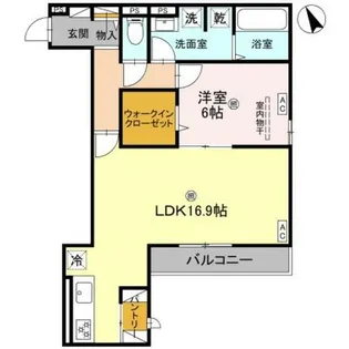 大阪府大阪市旭区赤川4丁目【アパート】の間取り