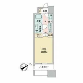 ドゥーエ千種【0502号室】の間取り