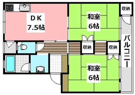 奈良コーポ【4階】の間取り