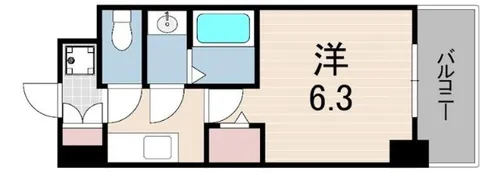 ファステート神戸コンチェール【11階】の間取り
