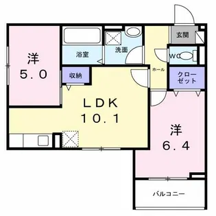 ヒカルサ西宮浜甲子園サウス【3階】の間取り