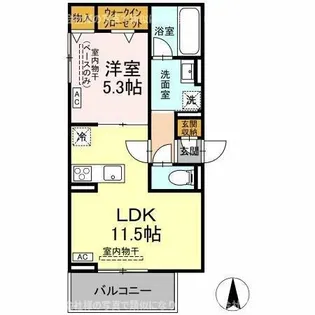 La Terre【1階】の間取り