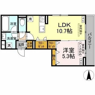 La Terre【2階】の間取り