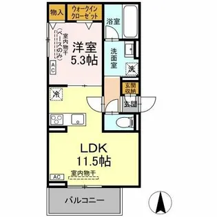 La Terre【3階】の間取り