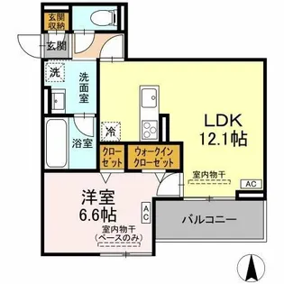 La Terre【3階】の間取り