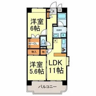 アムール・U2【8階】の間取り