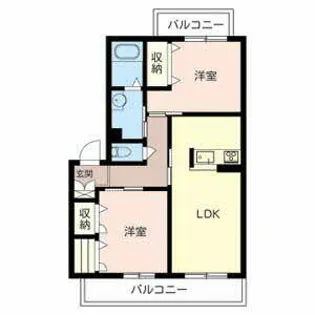 ベルフレージュ【3階】の間取り